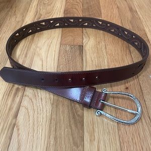 Brighton Leather Cut-out Belt